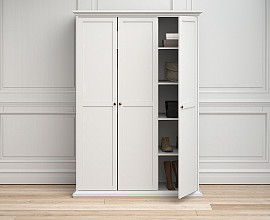 Omara Florence, 3 Vrata 138 cm, Barva bela