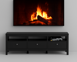 TV element Amalfi Barva črna, po naročilu