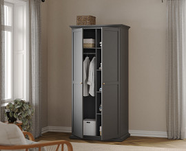 Omara Florence, 2 Vrata 96 cm, Barva Siva