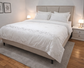 Boxspring Postelja Hamilton, Komplet z dvižnim dnom, predalom in vzmetnico 160x200 , Barva bež, mikrotkanina
