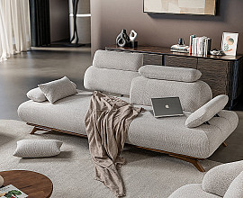 Dvosed Monza, Barva bež / VZMETENO, po naročilu