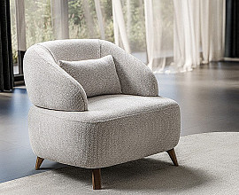 Fotelj Monza, Barva bež /VZMETENO