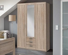 Omara Nadja 3 vrata 180 cm, Barva hrast, po naročilu