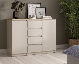 Predalnik Nantes 21 02, Barva Cashmere,divji hrast, po naročilu