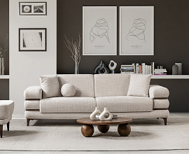 Trosed Odesa, Barva bež , oreh / VZMETENO, po naročilu