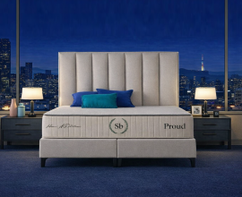 Boxspring postelja Prada, Komplet z dvižnim dnom, predalom in vzmetnico 200x200 , Barva bež, po naročilu