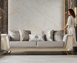 Trosed Maxi Rixos, Barva bež, zlata / VZMETENO, po naročilu