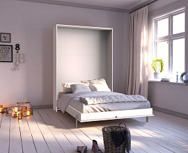 Stenska postelja Smart 03 120x200 , Barva bela