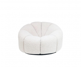 Fotelj Puffy, Barva bež / VZMETENO, po naročilu