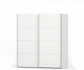 Omara Verona 2 vrata, 5 polic, 180 cm Barva bela