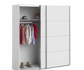 Omara Verona 2 vrata, 5 polic, 180 cm Barva bela