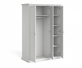 Omara Florence, 3 Vrata 138 cm, Barva bela