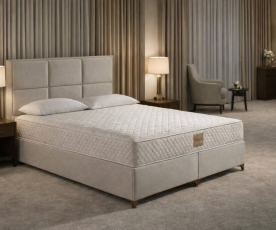 Boxspring postelja Firenze, Komplet z dvižnim dnom, predalom in vzmetnico 160x200 , Barva bež, po naročilu OMEJENA KOLIČINA !!!