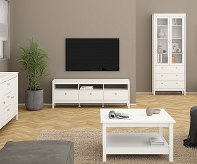 TV element Amalfi Barva bela