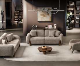 Sedežna garnitura 3+2 Belize, Barva Kapučino / VZMETENO, po naročilu