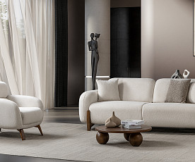 Trosed Belize, Barva bež / VZMETENO, po naročilu