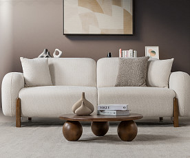 Sedežna garnitura 3+2 Belize, Barva Bež / VZMETENO, po naročilu