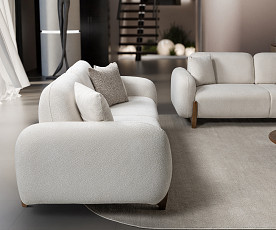 Dvosed Belize, Barva bež / VZMETENO, po naročilu