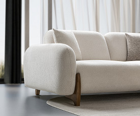 Dvosed Belize, Barva bež / VZMETENO, po naročilu