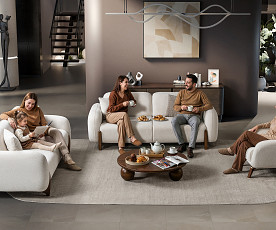 Trosed Belize, Barva bež / VZMETENO, po naročilu