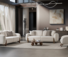 Dvosed Belize, Barva bež / VZMETENO, po naročilu