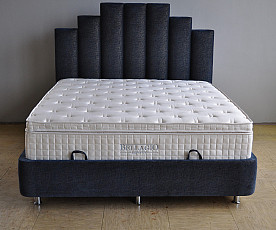 Vzmetnica žepkasto vzmetenje Royalty Bellagio LATEX 36 cm, 90x200 SREDNJE TRDA.