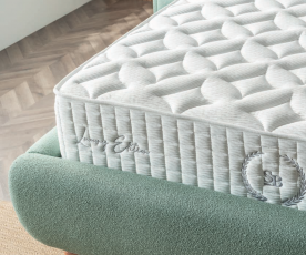 Boxspring postelja Bendigo Komplet z dvižnim dnom, predalom in vzmetnico 120x200 , Barva zelena, po naročilu