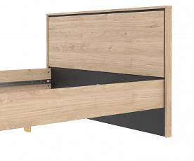 Posteljni okvir Cordoba, ležišče 160x200 Barva hrast, po naročilu