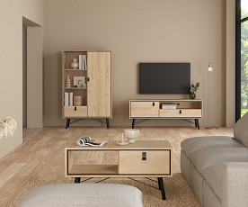 Posteljni okvir Cordoba, ležišče 180x200 Barva hrast, po naročilu