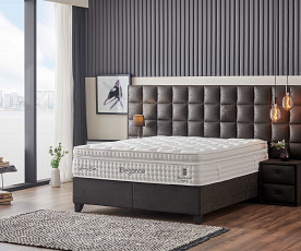 Vzmetnica žepkasto vzmetenje Elegance Luxory Ediction 38 cm,160x200, SREDNJE TRDA