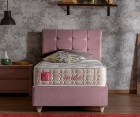 Posteljni okvir Emily 90x200 z dvižnim dnom in predalom