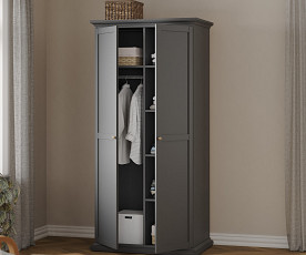 Omara Florence, 2 Vrata 96 cm, Barva Siva