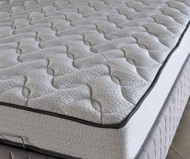 Posteljni okvir Havana 90x200 z dvižnim dnom in predalom, Barva siva mikrotkanina