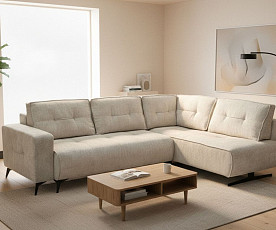 Sedežna garnitura Izola Barva bež leva ali desna postavitev / VZMETENO, po naorčilu