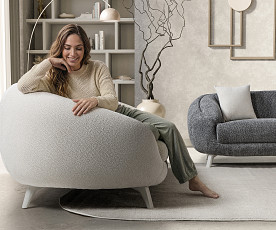 Dvosed Maxi Jesse, Barva bež / VZMETENO, po naročilu