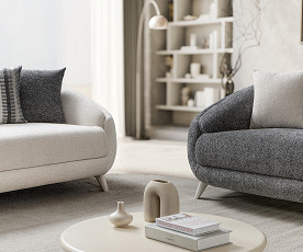 Dvosed Maxi Jesse, Barva bež / VZMETENO, po naročilu