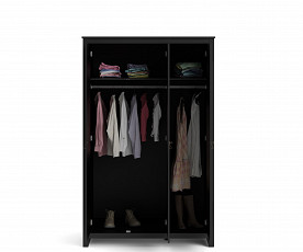 Omara Lexington 3 Vrata 126 cm, Barva siva
