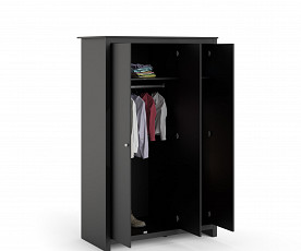 Omara Lexington 3 Vrata 126 cm, Barva siva