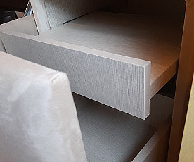 BOXSPRING KOMPLET Postelja Z DVIŽNIM DNOM, PREDALOM, VZMETNICO in NOČNIMA OMARICAMA: Lounge 2 160x200, Barva bež