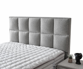 Posteljni okvir Magic 180x200 z dvižnim dnom in predalom, Barva svetlo siva tkanina