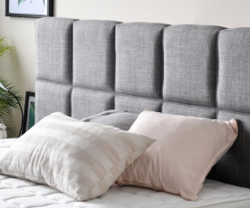 Boxspring postelja Marseille Komplet z dvižnim dnom, predalom in vzmetnico 180x200 , Barva siva, po naročilu
