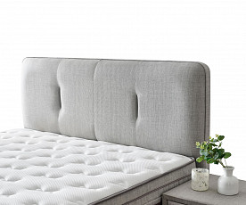 Boxspring Postelja Melbourne, Komplet z dvižnim dnom, predalom in vzmetnico 180x200 , Barva svetlo siva tkanina