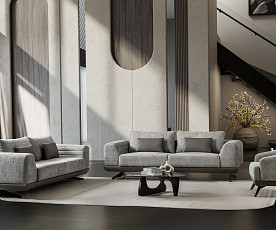 Dvosed Maxi Milano, Barva siva / VZMETENO, po naročilu