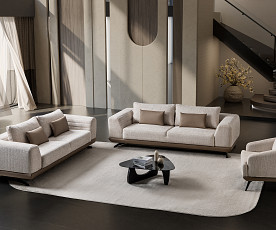 Dvosed Maxi Milano, Barva bež / lešnik / VZMETENO, po naročilu