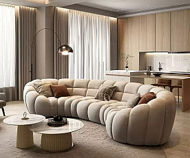 Sedežna garnitura Milano 2 , Barva po izbiri / VZMETENO, po naročilu