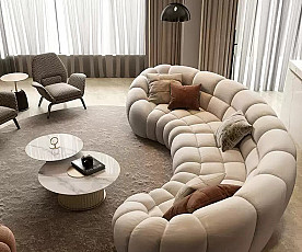 Sedežna garnitura Milano 2 , Barva po izbiri / VZMETENO, po naročilu