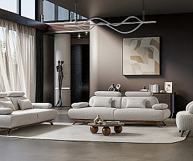 Dvosed Monza, Barva bež / VZMETENO, po naročilu