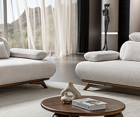 Dvosed Monza, Barva bež / VZMETENO, po naročilu