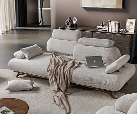 Dvosed Monza, Barva bež / VZMETENO, po naročilu