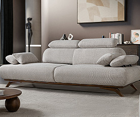 Dvosed Monza, Barva bež / VZMETENO, po naročilu